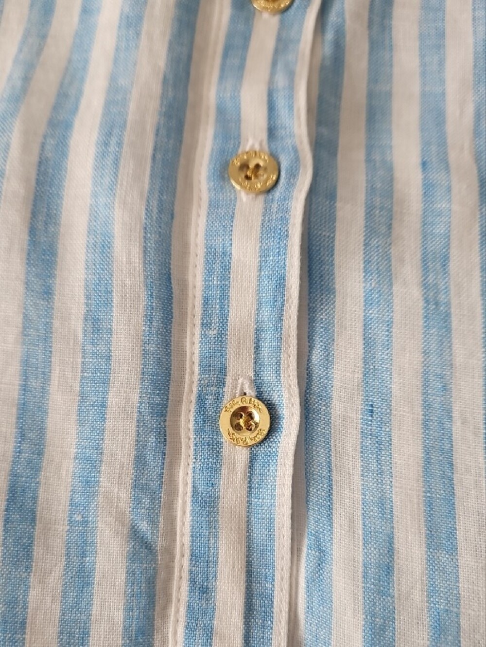 Lilly Pulitzer Blue and White Striped Button Dress - Picture 6 of 12